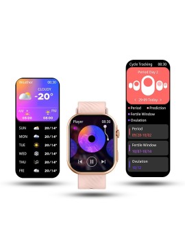 Smartwatch Manta Revo złoty