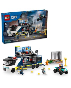 LEGO CITY 60418 POLICYJNA CIĘŻARÓWKA Z LABORATORIUM KRYMINALNYM