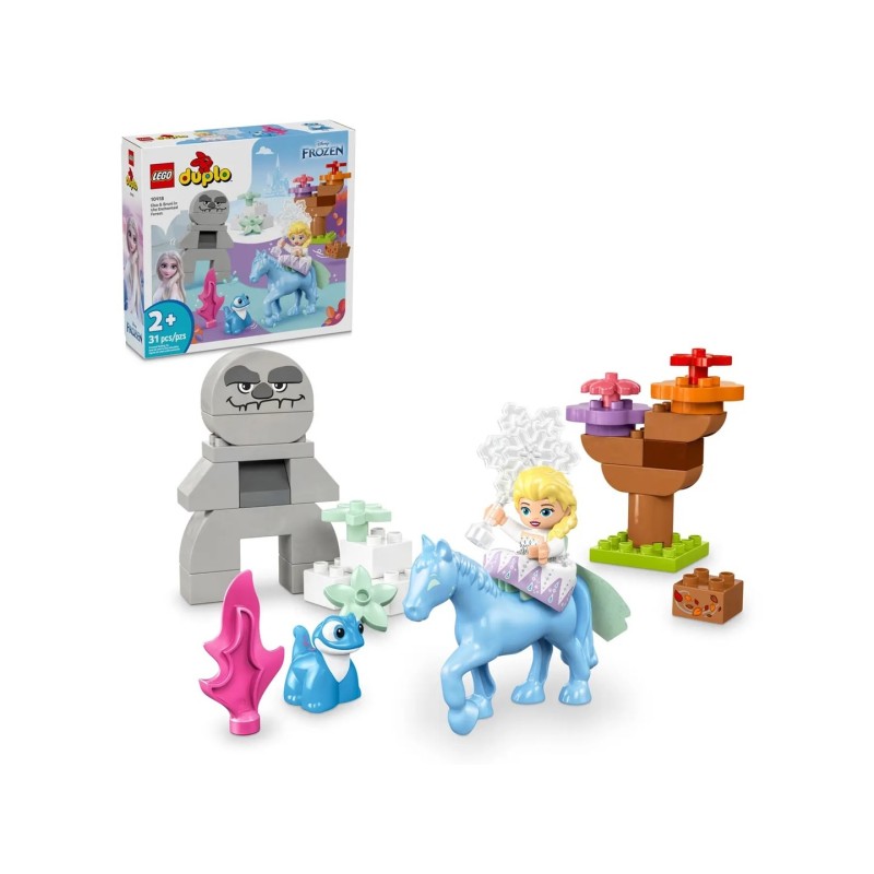 LEGO DUPLO 10418 Elza i Bruni w Zaczarowanym Lesie