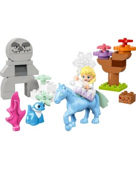 LEGO DUPLO 10418 Elza i Bruni w Zaczarowanym Lesie