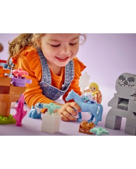 LEGO DUPLO 10418 Elza i Bruni w Zaczarowanym Lesie