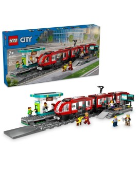 LEGO CITY 60423 Tramwaj miejski ze stacją