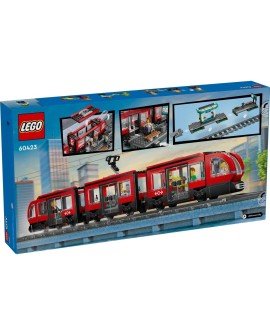 LEGO CITY 60423 Tramwaj miejski ze stacją