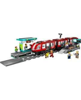 LEGO CITY 60423 Tramwaj miejski ze stacją