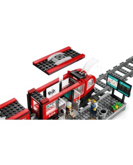 LEGO CITY 60423 Tramwaj miejski ze stacją