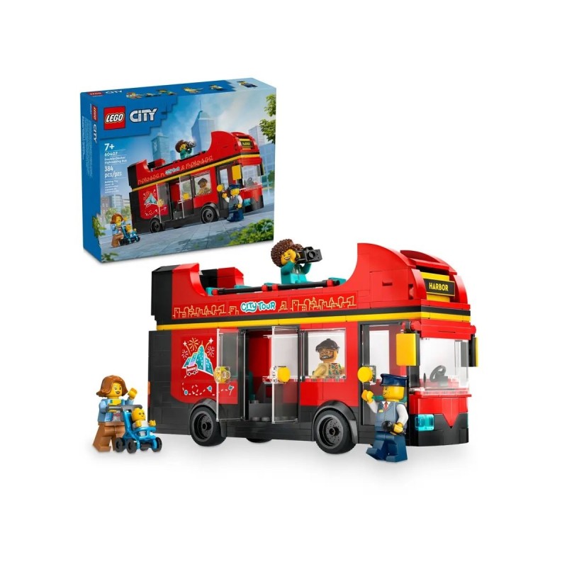LEGO CITY 60407 Czerwony, piętrowy autokar