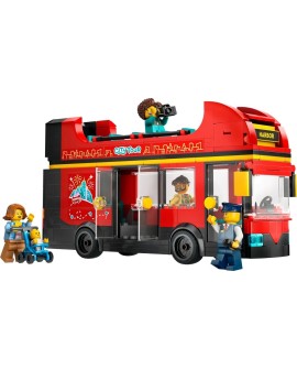 LEGO CITY 60407 Czerwony, piętrowy autokar