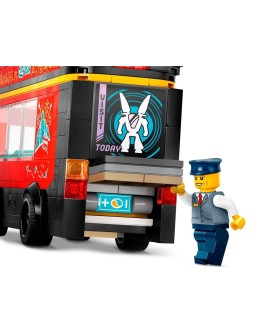 LEGO CITY 60407 Czerwony, piętrowy autokar