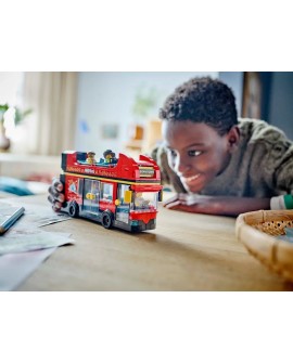 LEGO CITY 60407 Czerwony, piętrowy autokar