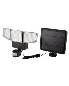 Lampa solarna ścienna potrójna LED 1000 lm