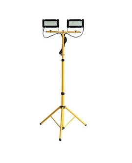 VOLTENO REFLEKTOR LED STATYW 2x40W ŻÓŁTY