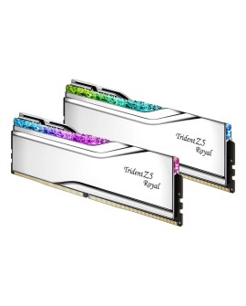 G.SKILL TRIDENT Z5 ROYAL RGB DDR5 2X16GB 6400MHZ CL30 SILVER F5-6400J3039G16GX2-TR5S