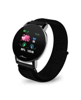 MEDIA-TECH SMARTBAND THAITI, MONITORING CIŚNIENIA KRWI, PULSU ORAZ INNYCH PARAMETRÓW, DWA PASKI NYLONOWE W ZESTAWIE MT871