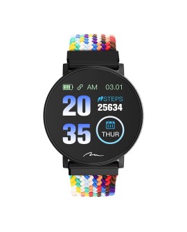 MEDIA-TECH SMARTBAND THAITI, MONITORING CIŚNIENIA KRWI, PULSU ORAZ INNYCH PARAMETRÓW, DWA PASKI NYLONOWE W ZESTAWIE MT871