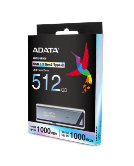 ADATA UE800 pamięć USB 512 GB USB Type-C 3.2 Gen 2 (3.1 Gen 2) Srebrny
