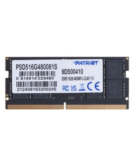 PATRIOT SIGNATURE SO-DIMM DDR5 16GB 4800MHz 1 Rank