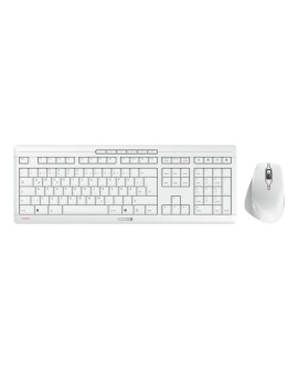 CHERRY JD-8550DE-0 klawiatura Dołączona myszka Dom/Biuro RF Wireless QWERTZ Niemiecki Biały