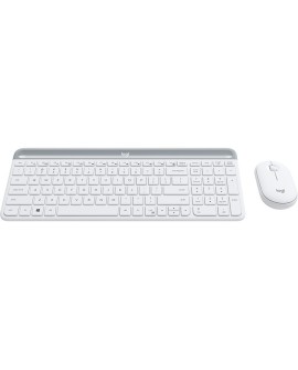 Logitech MK470 klawiatura Dołączona myszka Uniwersalne RF Wireless QWERTZ Niemiecki Biały