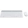 Logitech MK470 klawiatura Dołączona myszka Uniwersalne RF Wireless QWERTZ Niemiecki Biały