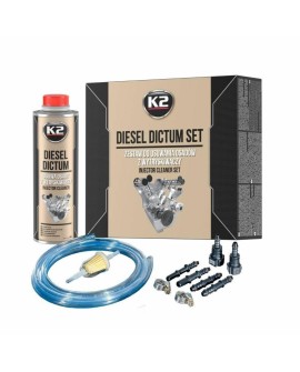 K2 DIESEL DICTUM SET ZESTAW - Zestaw do czyszcznie wtryskiwaczy + Diesel Dictum 500ml