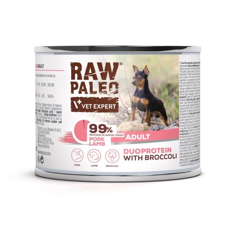 Raw Paleo Pork&Lamb Adult Can 200g