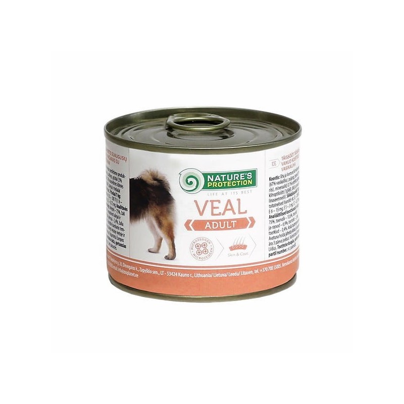Nature's Protection Dog Adult Veal 200g dog food