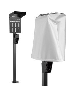Zewnętrzny stojak do ładowarek samochodowych EV oraz PHEV Maclean, stalowy, 15kg max, MCE456