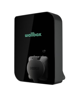 Wallbox Copper SB Czarny Ściana 3