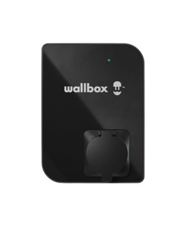 Wallbox Copper SB Czarny Ściana 3