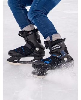 Łyżwy męskie K2 F.I.T. ICE PRO black/blue 40.5
