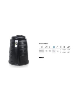 PROSPERPLAST KOMPOSTOWNIK 340L CZARNY