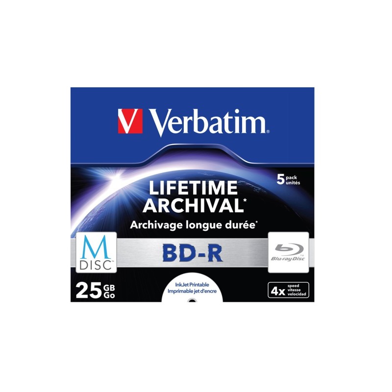 BD-R Verbatim 25GB 4x jewel case