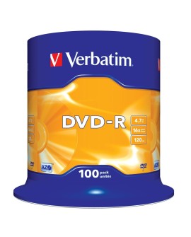 Płyta DVD Verbatim 43549 (4,7GB 16x 100szt. Cake)