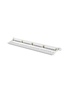 LANBERG PATCH PANEL 24 PORT 0.5U KAT.6 UTP SZARY