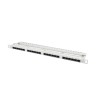 LANBERG PATCH PANEL 24 PORT 0.5U KAT.6 UTP SZARY