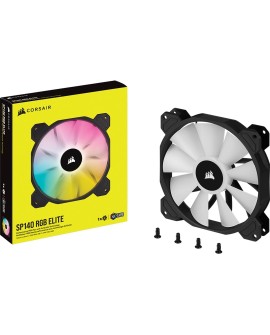 Corsair SP140 RGB ELITE Obudowa komputera Wentylator 14 cm Czarny 1 szt.