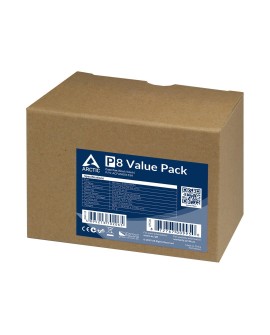 WENTYLATOR ARCTIC P8 Value Pack (black/black) 80mm Pack of 5pcs