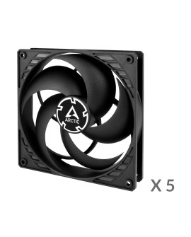 WENTYLATOR ARCTIC P14 value Pack (black/black) 140mm Pack of 5pcs