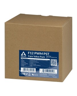 Wentylator ARCTIC F12PWM PST 120mm (3PCS) (Czarny)