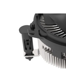 Akasa AK-CC6606BP01 system chłodzenia komputerów Procesor Radiator 9 cm Aluminium, Czarny 1 szt.
