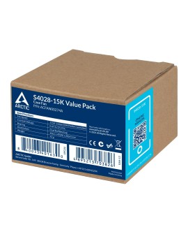 ARCTIC S4028-15K Obudowa komputera Wentylator 4 cm Czarny 5 szt.