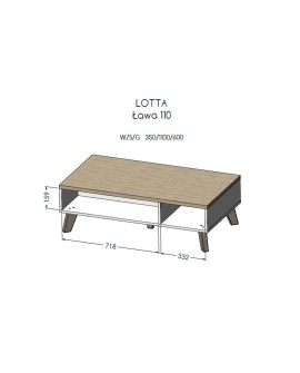 Zestaw LOTTA 2 (KOM1502D3S+ KOM1102D4S+WIT+ ŁAW110)