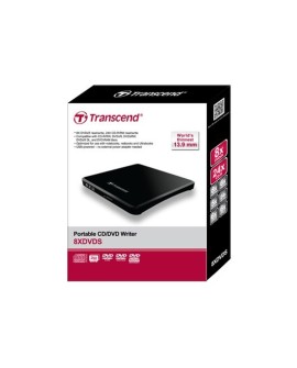 Transcend TS8XDVDS-K dysk optyczny DVD±R/RW Czarny