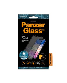 PANZERGLASS SZKŁO HARTOWANE Apple iPhone 11 | XR | Edge-to-Edge CZARNE DO ETUI