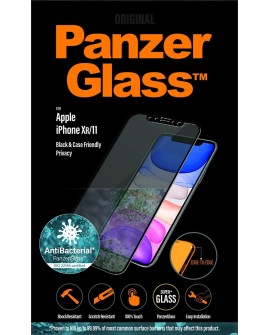 PANZERGLASS SZKŁO HARTOWANE Apple iPhone 11 | XR | Edge-to-Edge CZARNE DO ETUI