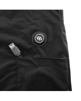 GLOVII OGRZEWANA, UNIWERSALNA, DOPASOWANA KAMIZELKA Z ELASTYCZNEGO MATERIAŁU, ZASILANA PRZEZ DOWOLNY POWERBANK ROZMIAR M GV2M