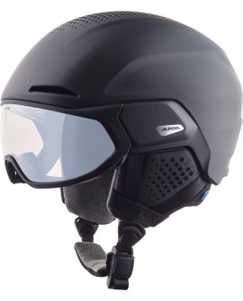 Kask narciarski ALPINA ALTO V black matt 55-59 (WYPRZEDAŻ)