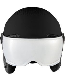 Kask narciarski ALPINA ARBER VISOR Q LITE BLACK 54-58 (WYPRZEDAŻ)