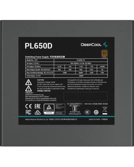 Zasilacz DeepCool PL650-D 650W 80 Plus Bronze