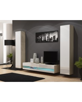Zestaw VIGO NEW 4 sonoma/biały połysk